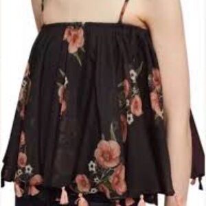 Anthropologie Carolina K Tassel Cami Crop Top